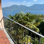 Maggiore - Traumbalkon Mit Seeblick & Pool Und 2 Sz Apartamento *