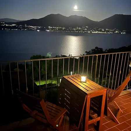 Maggiore - Traumbalkon Mit Seeblick & Pool Und 2 Sz Оджеббио