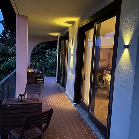 شقة Maggiore - Traumbalkon Mit Seeblick & Pool Und 2 Sz أوجيبيو