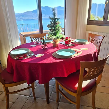 Maggiore - Traumbalkon Mit Seeblick & Pool Und 2 Sz * Oggebbio