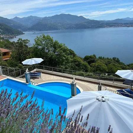 Maggiore - Traumbalkon Mit Seeblick & Pool Und 2 Sz