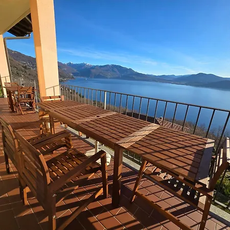 Апартаменты Maggiore - Traumbalkon Mit Seeblick & Pool Und 2 Sz *