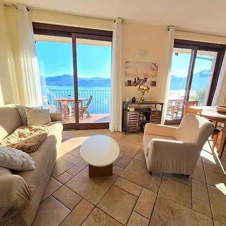 Maggiore - Traumbalkon Mit Seeblick&pool Und 2 Sz