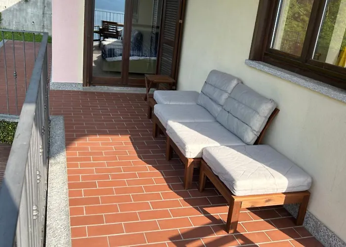 Maggiore - Traumbalkon Mit Seeblick & Pool Und 2 Sz Διαμέρισμα Oggebbio