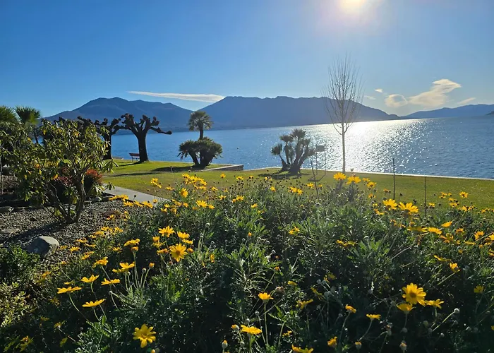 Maggiore - Traumbalkon Mit Seeblick & Pool Und 2 Sz Διαμέρισμα Oggebbio