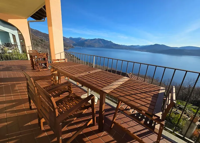 Διαμέρισμα Maggiore - Traumbalkon Mit Seeblick & Pool Und 2 Sz *